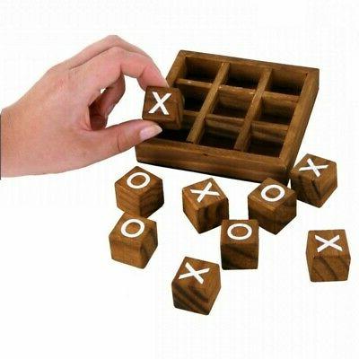 scatola tris gioco tavolo legno tic tac