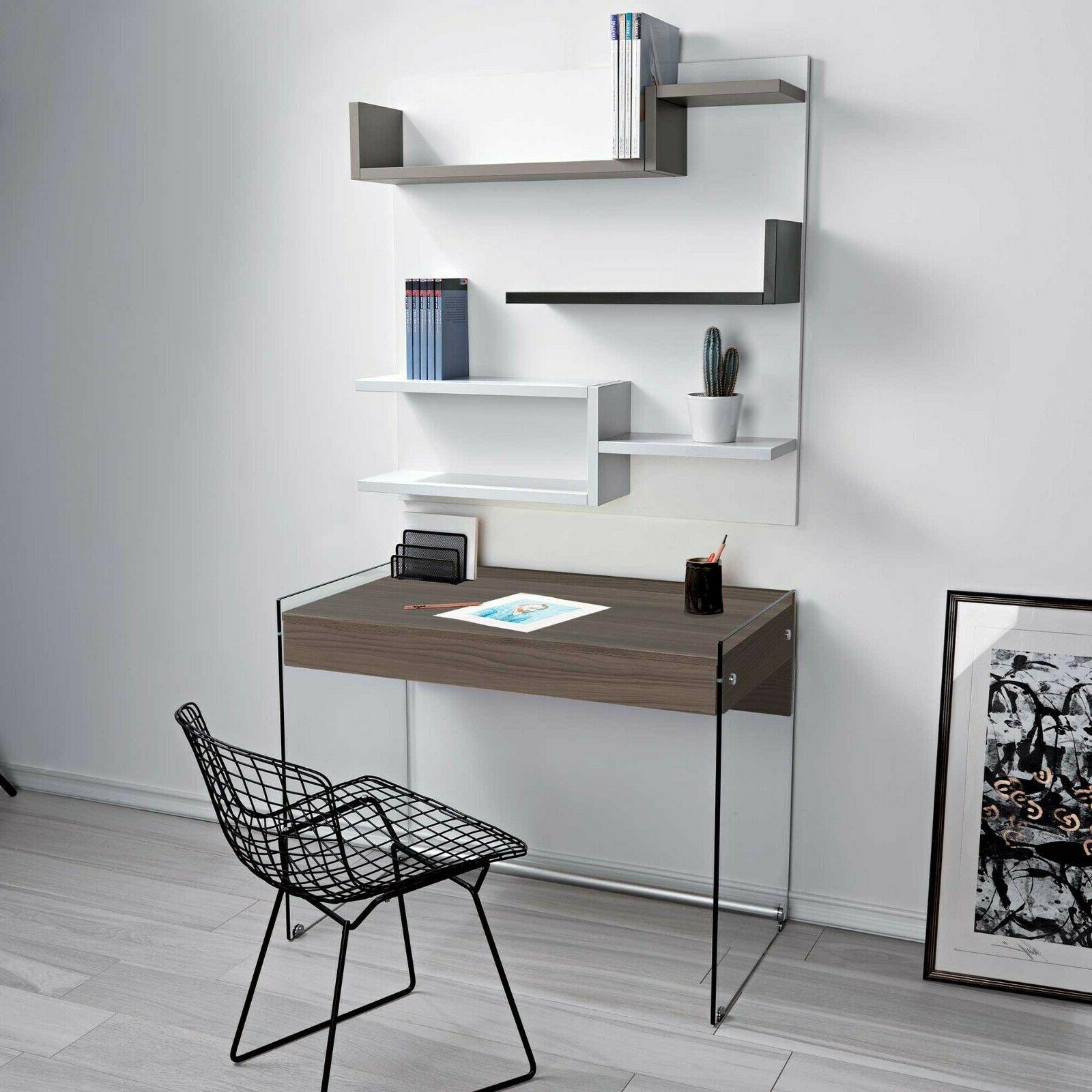 scrivania in vetro temperato mydesk top e