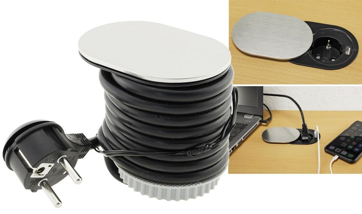 Linxor France® - Set 5 Bussole A Scomparsa In Acciaio Inox Per Coperture Piscina - 12 Mm