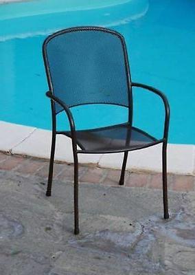 sedia in metallo per esterno arredo giardino