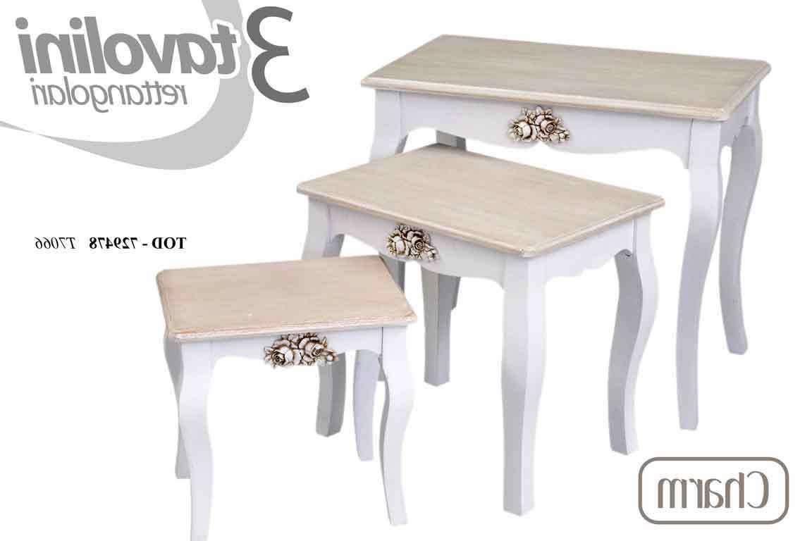 set 3 tavolini h48 37 29 cm