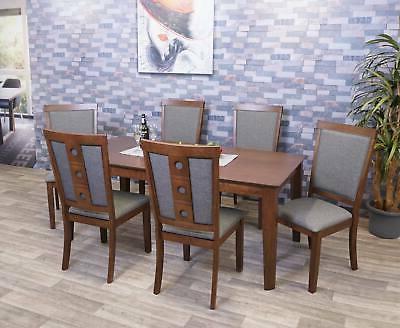 set 6x sedie con tavolo 160x90cm hwc