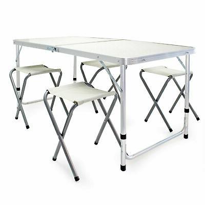 set da campeggio in alluminio 5 pezzi