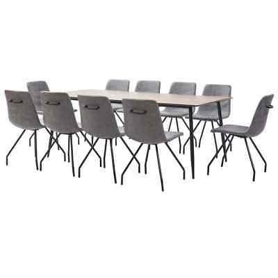 set da pranzo 11 pz in similpelle