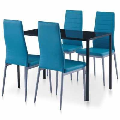set da pranzo 5 pz blu tavolo