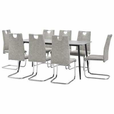 set da pranzo 9 pz in similpelle