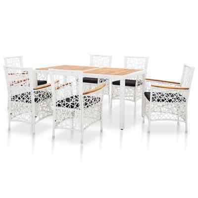 set da pranzo per giardino 7 pz