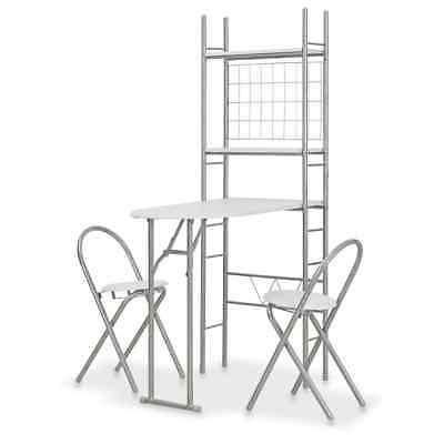 251115 set tavolo sedie pieghevoli con scaffale