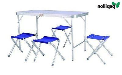 set picnic pieghevole a valigetta con tavolo