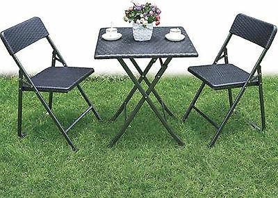 set pieghevole tavolo con due sedie summer