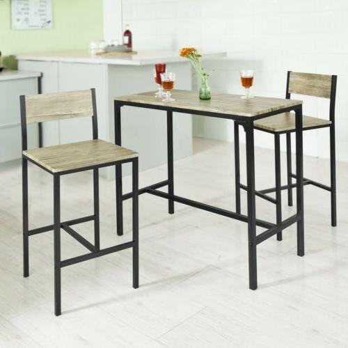 set tavolo bar con 2 sgabelli tavolo