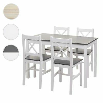 set tavolo con 4x sedie country classica