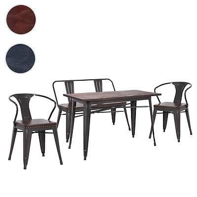 set tavolo con panca a 2 posti