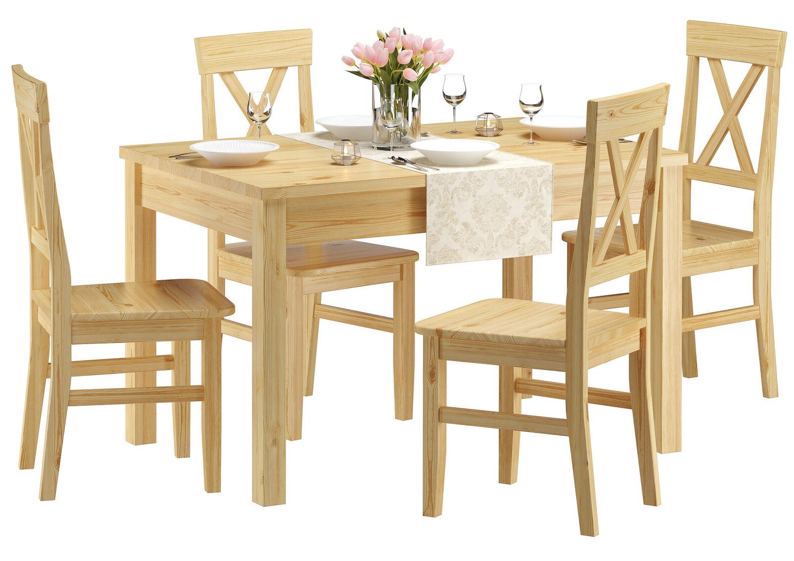 set tavolo da pranzo lungo zampe con