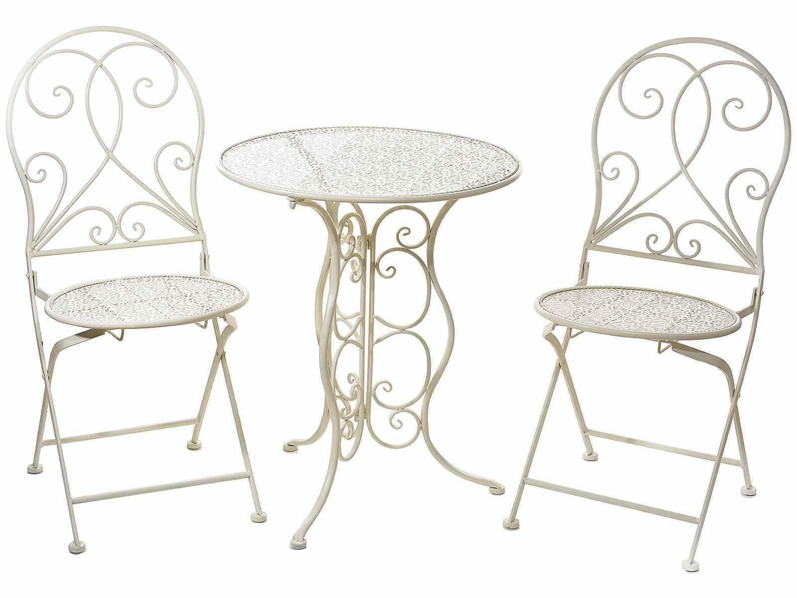 set tavolo e 2 sedie da giardino