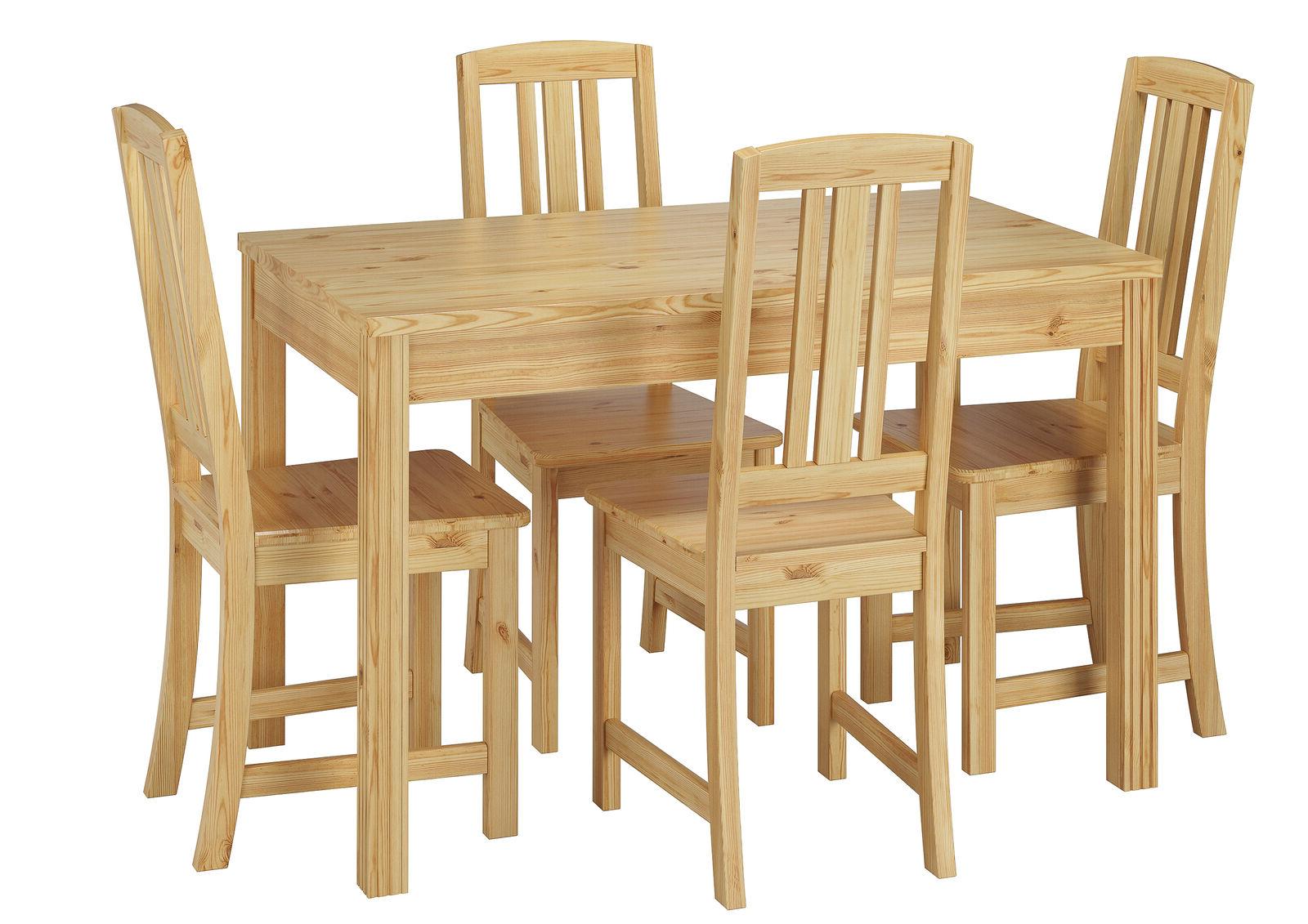 set tavolo lungo da pranzo in pino