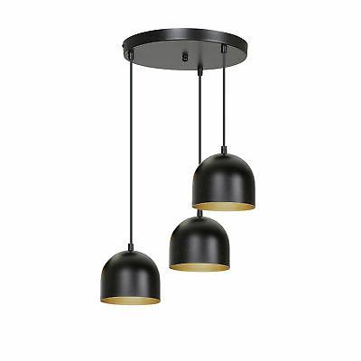 sospensione nero oro metallo tavolo da pranzo