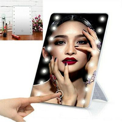 specchio trucco 16 led illuminato mirror make