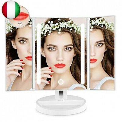specchio trucco con luci 20 led specchio