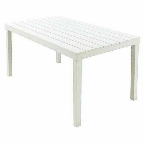 sumatra tavolo da giardino in plastica effetto