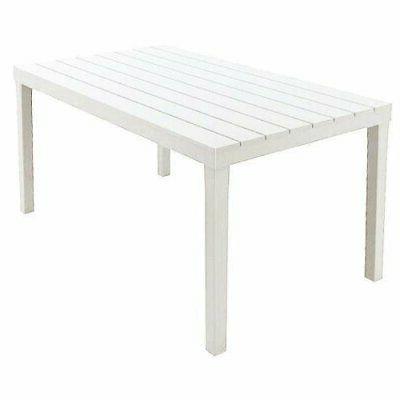 sumatra tavolo da giardino in plastica effetto