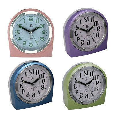 sveglia muta con luce notturna orologio da