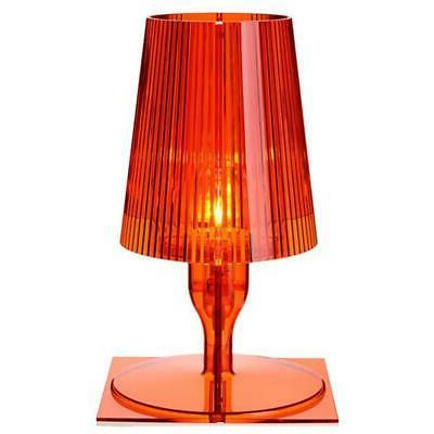 take colore arancio lampada da tavolo