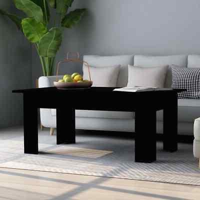260387 tavolino da caff nero 100x60x42 cm