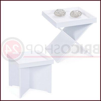 tavolino 40x40 da caffe bianco quadrato tavolo