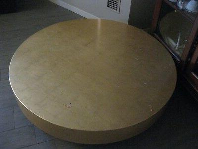 tavolino arena oro rotondo