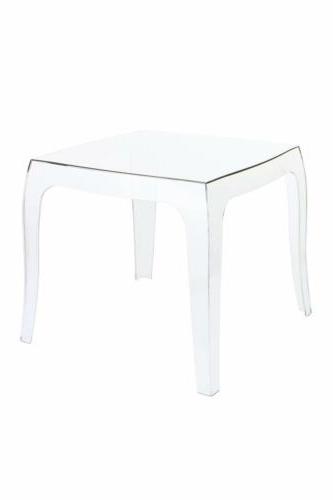 tavolino da appoggio quadrato per esterno in