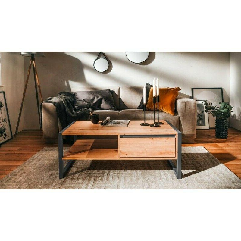 tavolino da salotto 100x55x40h cm quercia antracite
