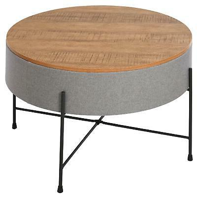 tavolino da salotto da caffe rotondo industriale