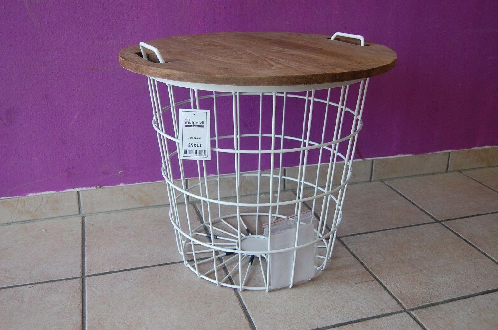 tavolino da salotto giada cestino metallo con