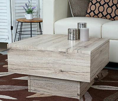 tavolino da salotto hwc a31 mdf 60x60x37cm