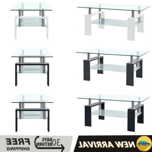 tavolino doppio in vetro temperato tavolino da