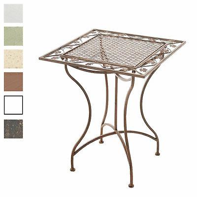 tavolino ferro asina giardino tavolo quadrato balcone