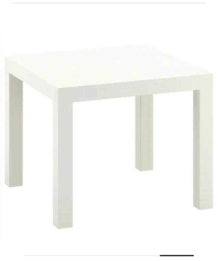 tavolino lack cm 55 x 55 bianco