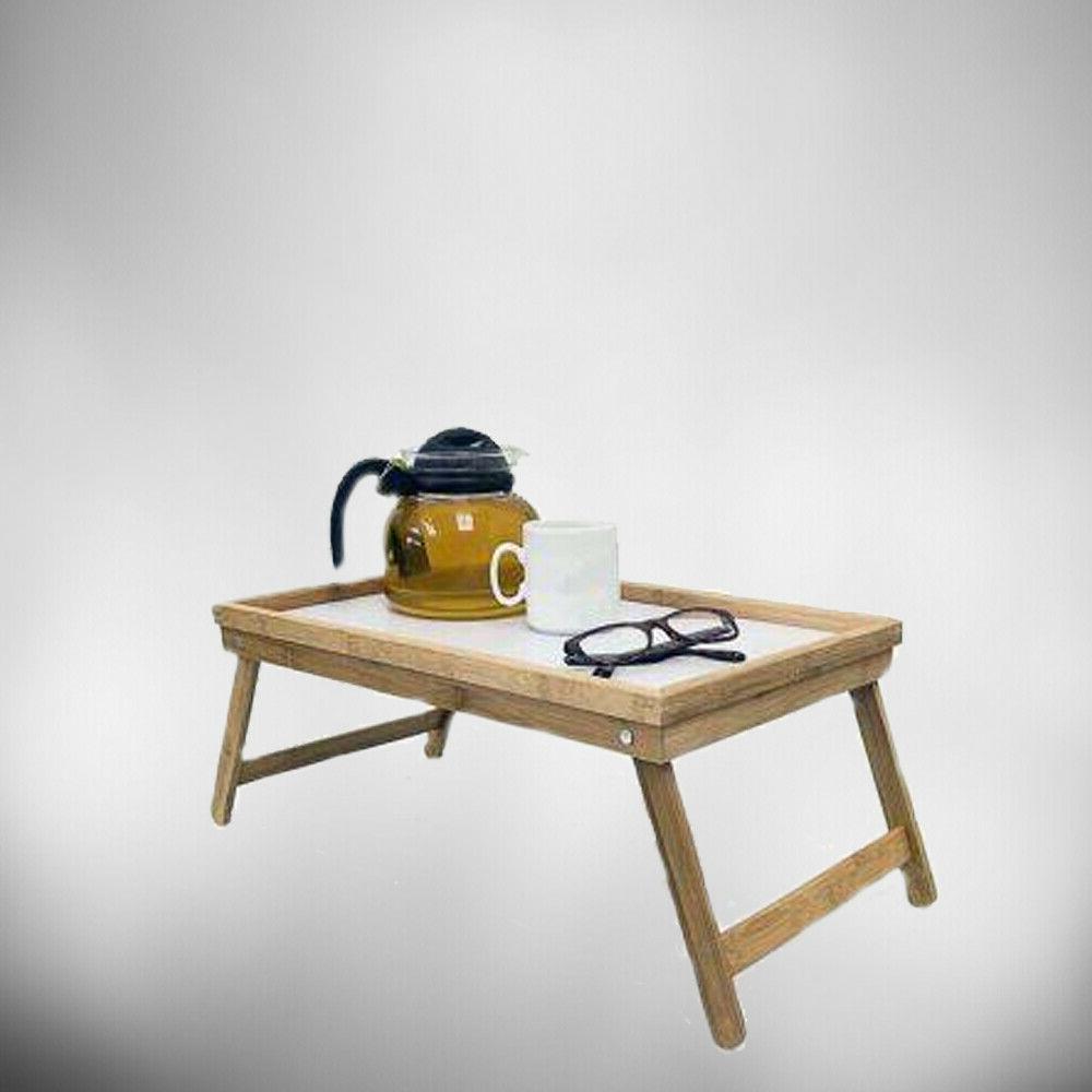tavolino pieghevole in legno per colazione a
