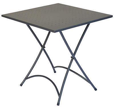 tavolino quadrato pieghevole da giardino 70x70 cm