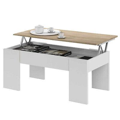 tavolino salotto moderno 100x50xh45 56 cm bianco