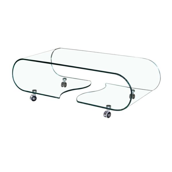 tavolino tavolo basso con ruote soggiorno ovale