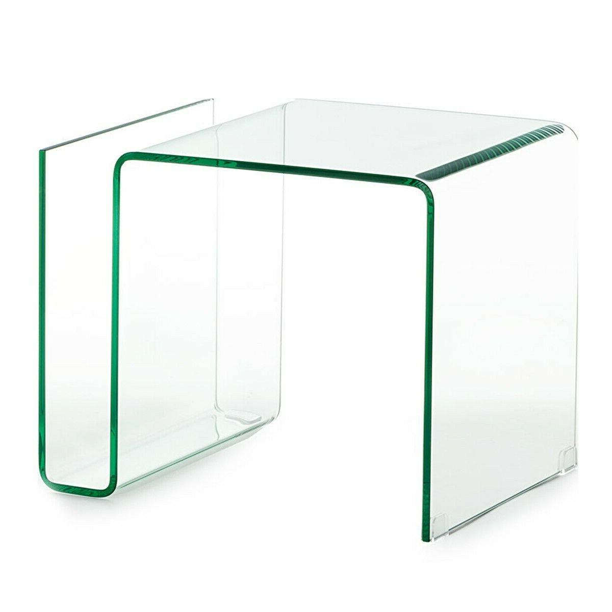 tavolino tavolo basso cubo caffe salotto vetro