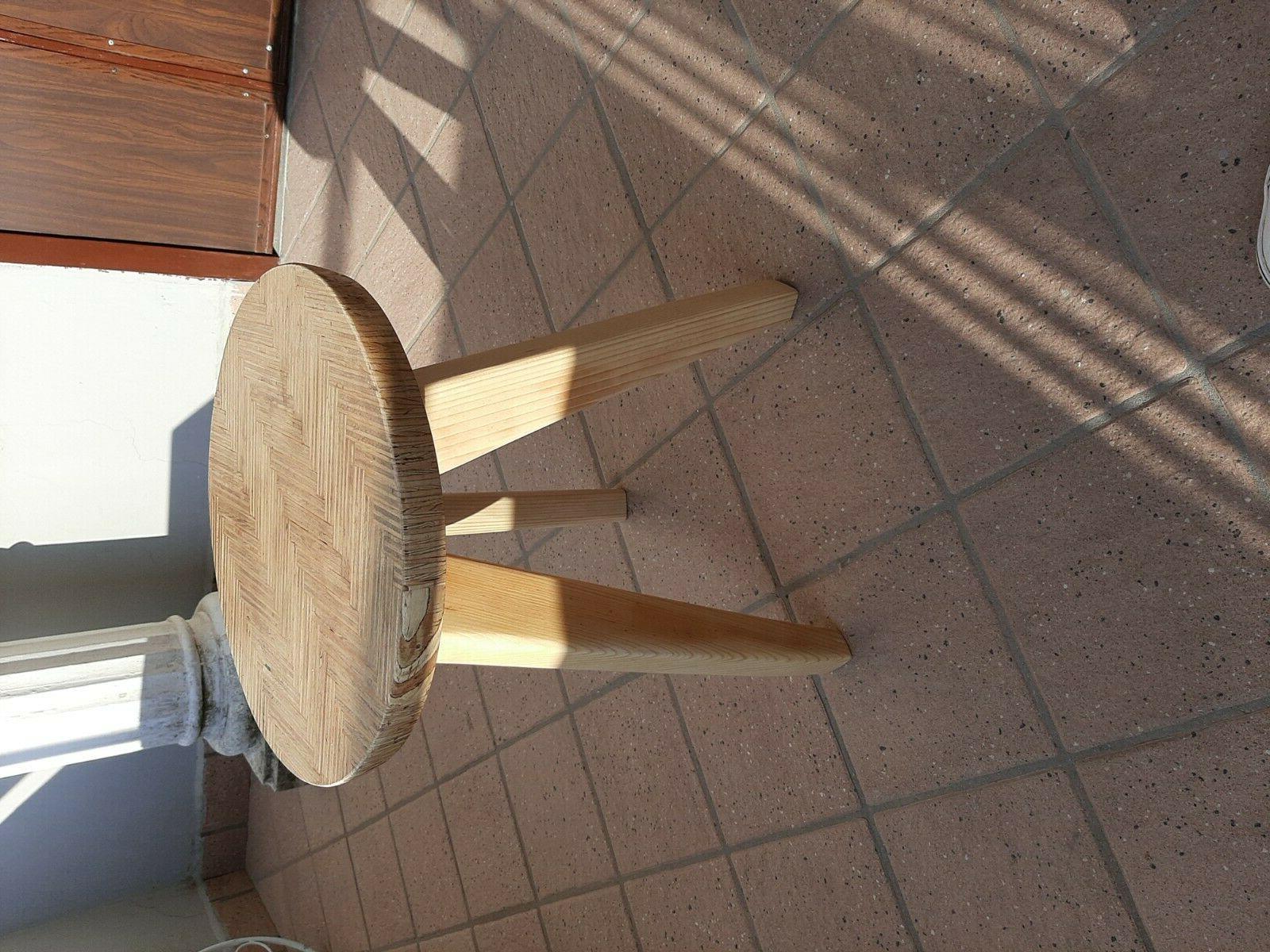 tavolino tondo da salotto artigianale