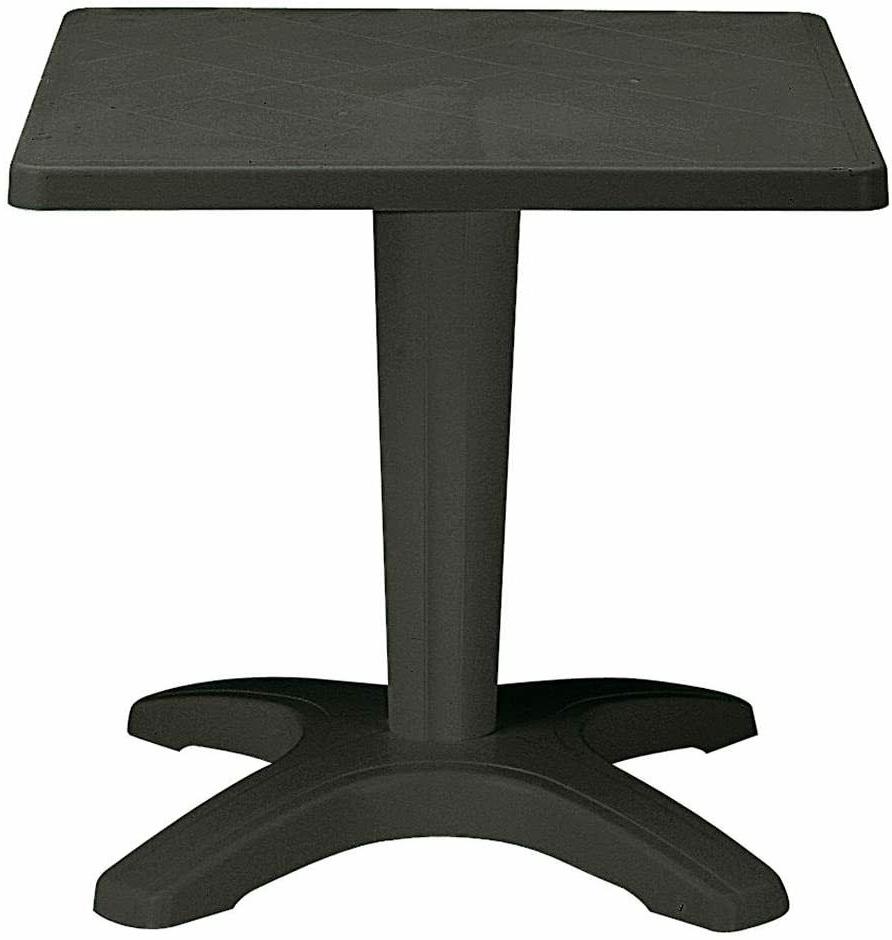 tavolino zavor antracite quadrato polipropilene bar esterno