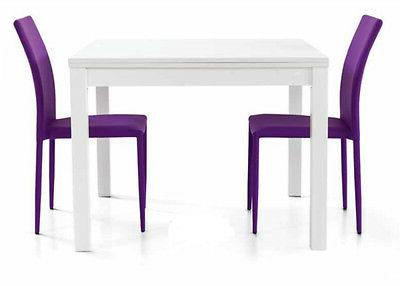 tavolo 1559 apertura a libro bianco frassinato