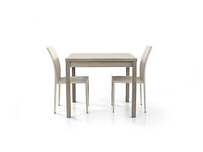 tavolo 1566 apertura a libro rovere grigio