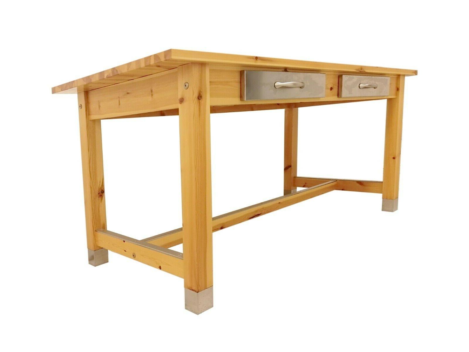 tavolo 2 cassetti cucina soggiorno taverna rustico