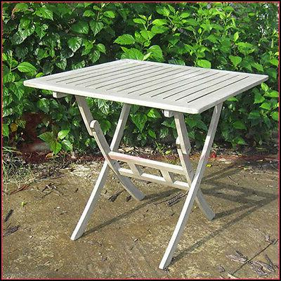 tavolo 80x80 da giardino in legno quadrato