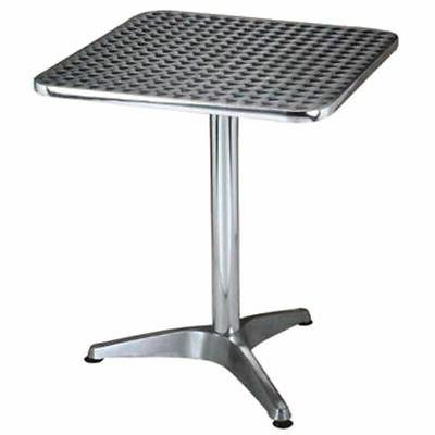 tavolo a colonna 60x60cm waterproof in alluminio
